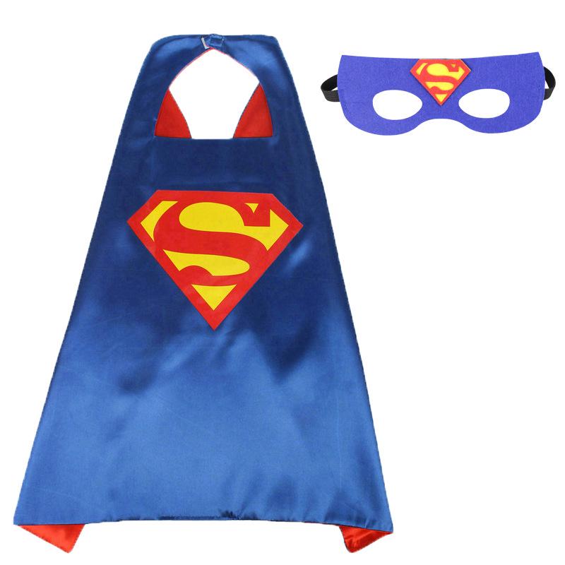 Kids' Marvel Superhero Capes: Superman, Batman, Spider-Man, Iron Man, Captain America