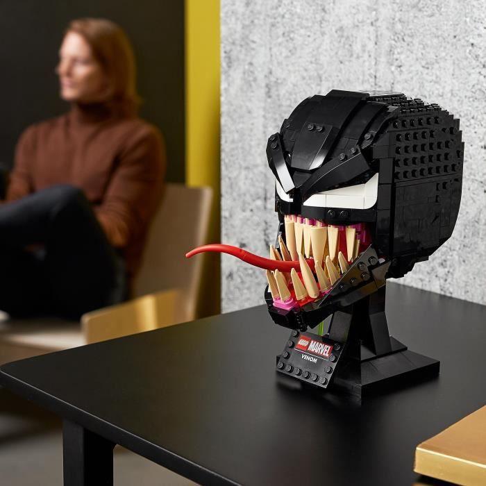 LEGO® Marvel 76187 Venom, Kit de Construction, Masque, Casque de Tête, Déco, Adultes