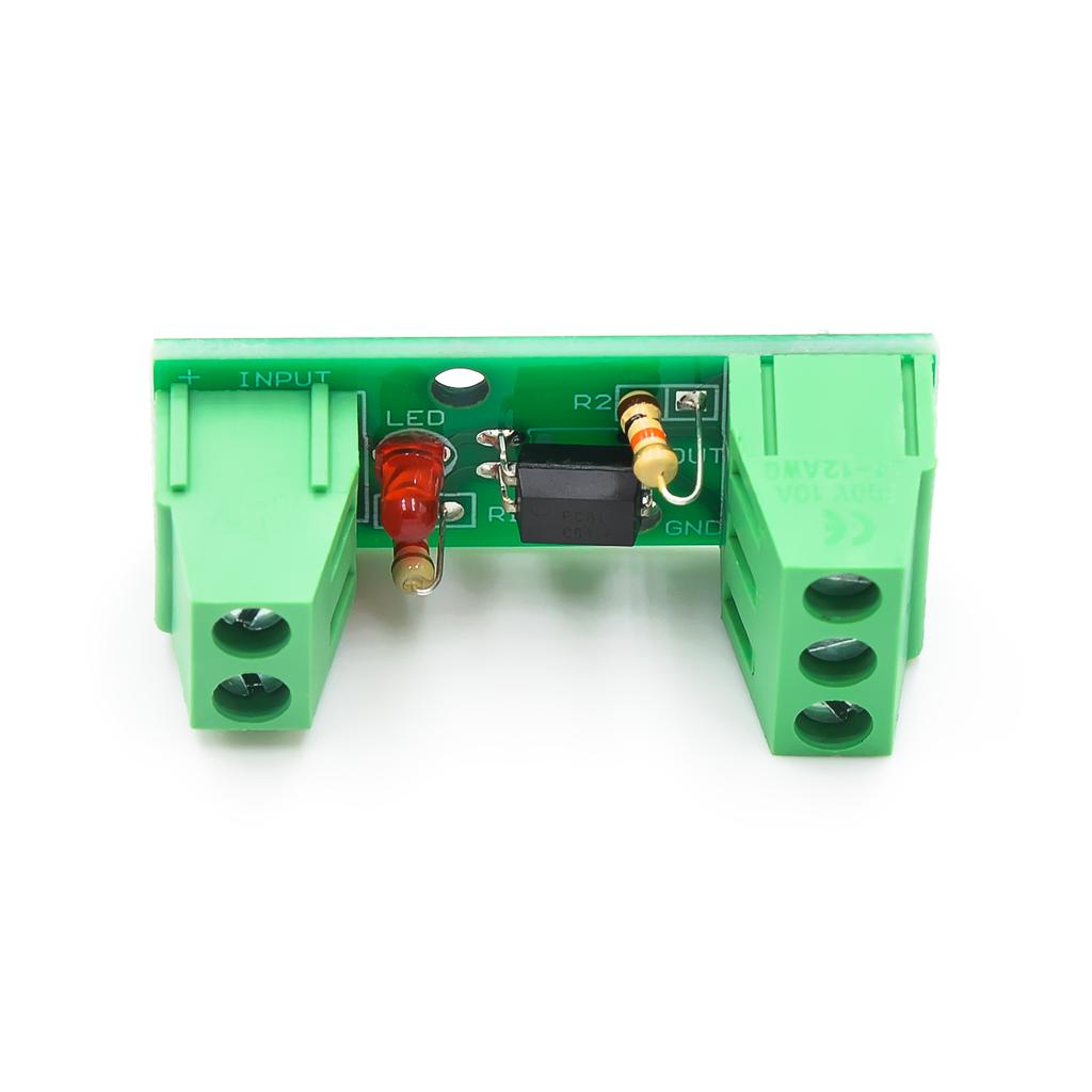 1 KS  1 modul optickej izolácie /EL817/PC817/ fotoelektrický izolátor/optický člen/držiak na DIN lištu