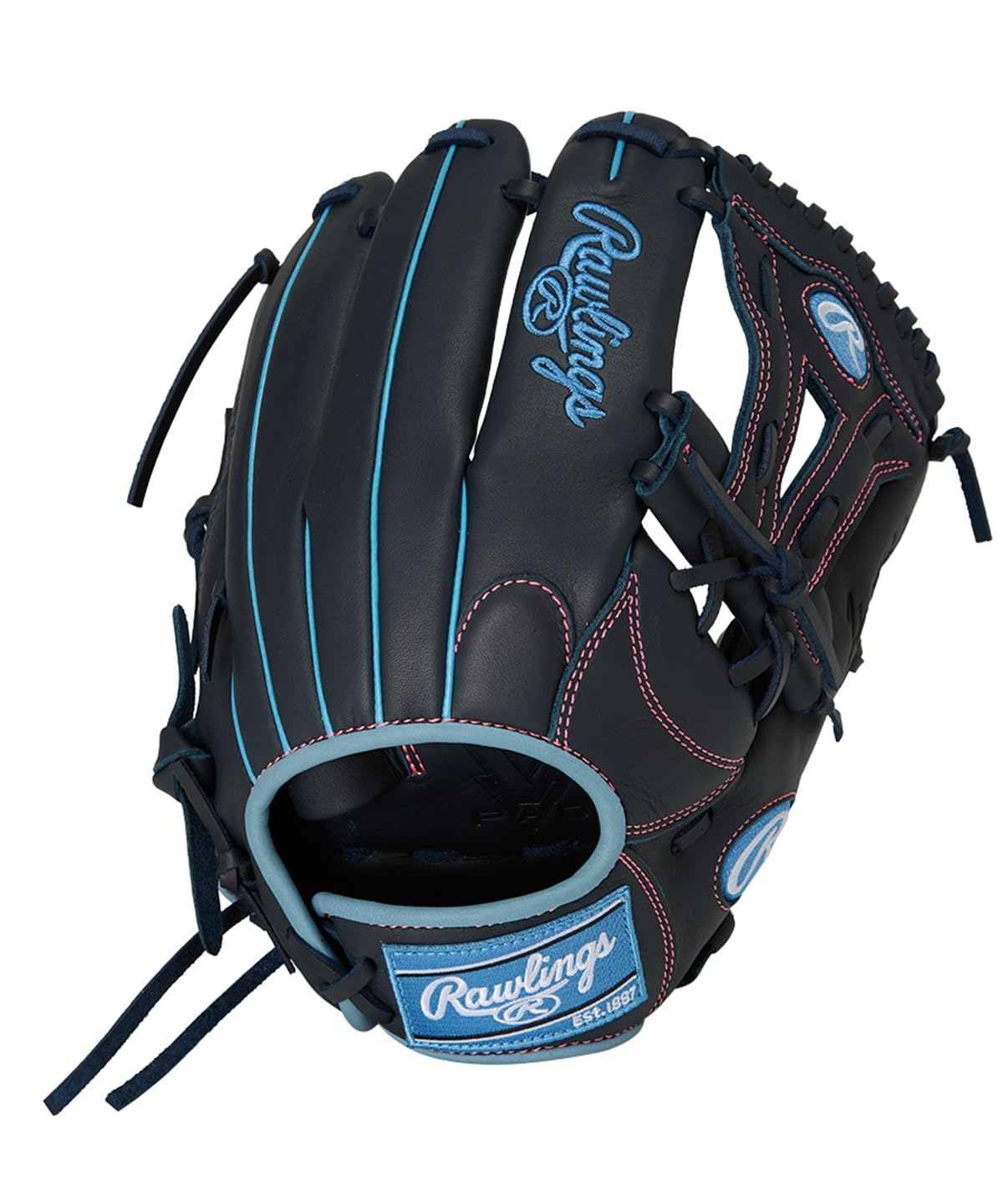 

Rawlings Fit HYPER TECH R2G GS5FHTR35 for Throwers Women s Baseball/Softball Glove, Navy, 11.75 inches, Right-Handed