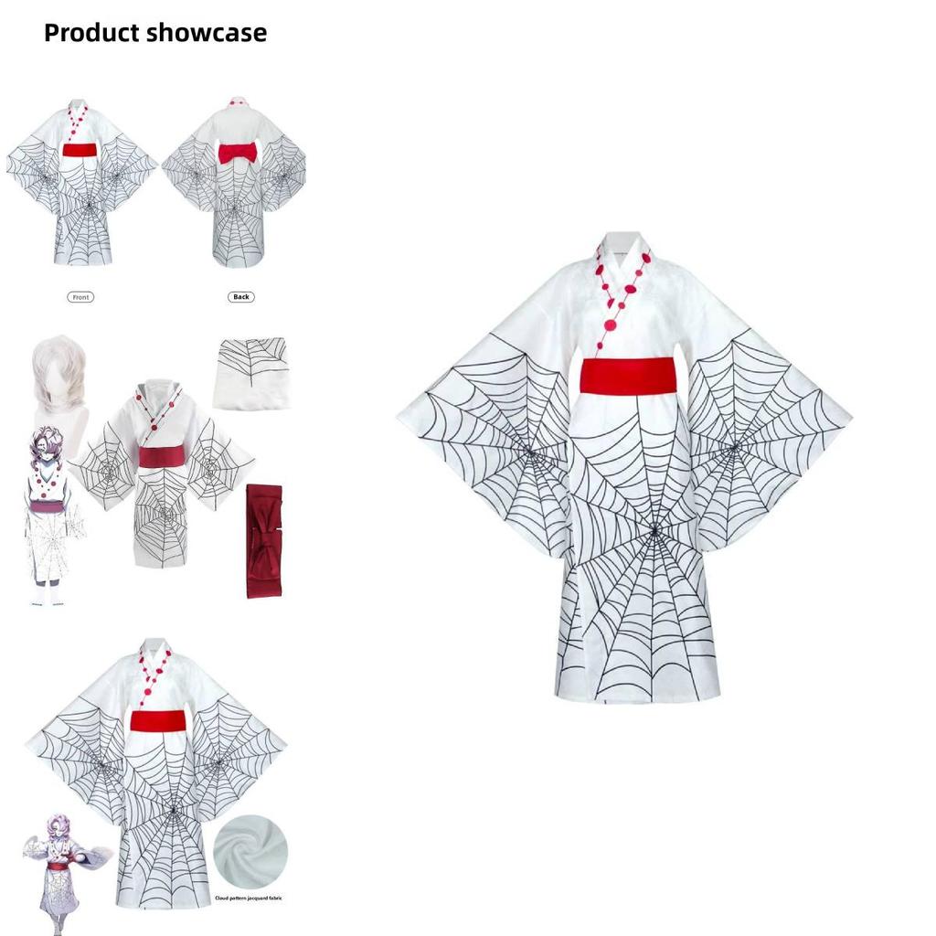 Demon Slayer Kimetsu No Yaiba Rui Cosplay Kostuum Met Modaal Fiber Voor Anime Conventies En Feesten