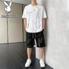 Men's Ice Silk Short-Sleeve Two-Piece Set