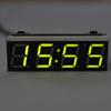Mini Car Digital Clock Thermometer Voltmeter 3 IN 1 LED Display Digital Timer Voltmeter Interior Electronic Accessories
