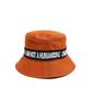 Aimnaseohyumeonbiing Basic Logo Tape Bucket Hat - Orange