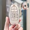 7 Buttons For Hyundai Nexo Tucson Sonata  Grandeur  Sonata Limited Sonata Sel Ev 6 Ev 8 Ioniq 5 Tpu Car Key Case Cover