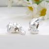 Sterling Silver 999 Star Cartoon Christmas Twinkle Loose Beads for DIY Weaving and Accessories