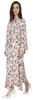 Moomaya Printed Sleep Loungewear For Women Kimono Sleeves Kaftan Resort Dress  Maternity