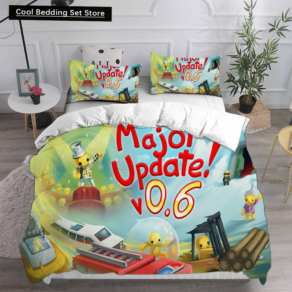 3D Print  Wobbly Life Single Twin Full Queen King Size Quilt Anime Bed Cover Pillow Case 2-3 Pieces Duvet Cover Bedding Sets