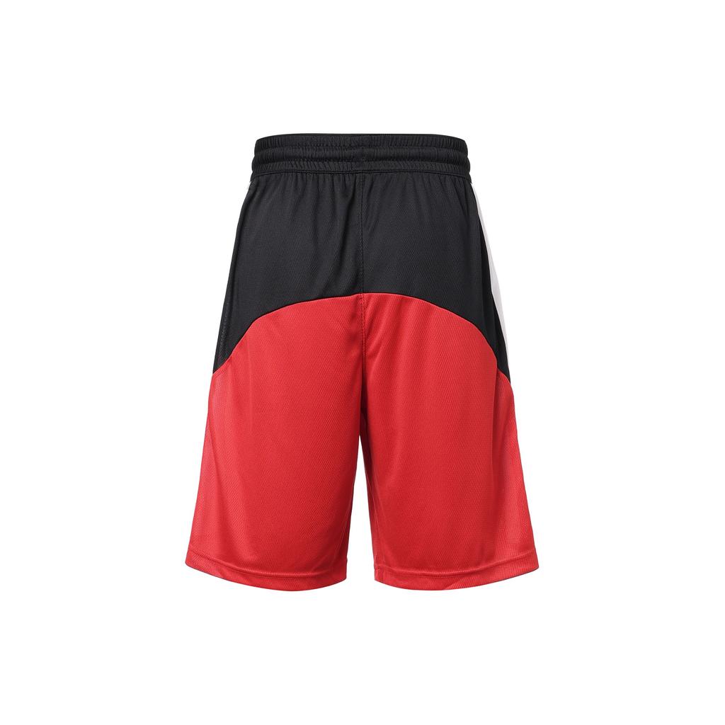 Nike Color-Block Logo Drawstring Shorts Men Bottoms Black Red DQ5827-011