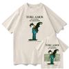 Tori Amos shush T-Shirts Reines Baumwoll-T-Shirt Sänger Design T-Shirt Locker Unisex Grafik Streetwear Weibliche Ästhetik Modekleidung