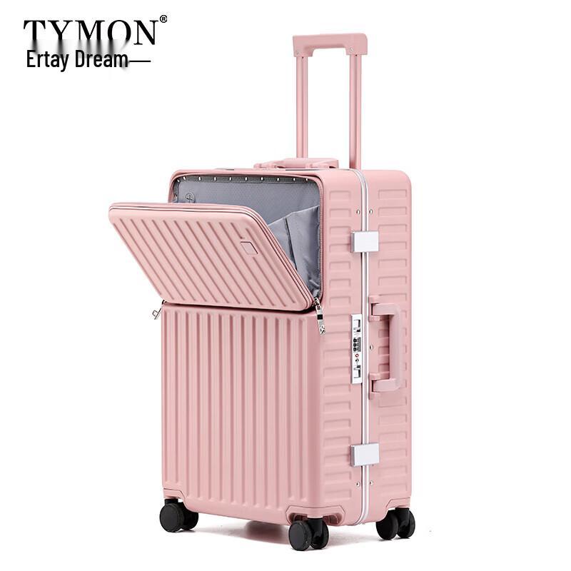 Tymon YINGBINFEN Aluminum Frame Travel Suitcase