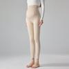 Leggings molletonnés de maternité: Coton Rayé, Collants de Soutien pour Printemps/Automne