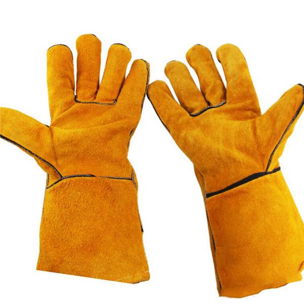 Work Gloves Leather Retro Climbing Sport Gloves Climbing Gardening Protective Gloves