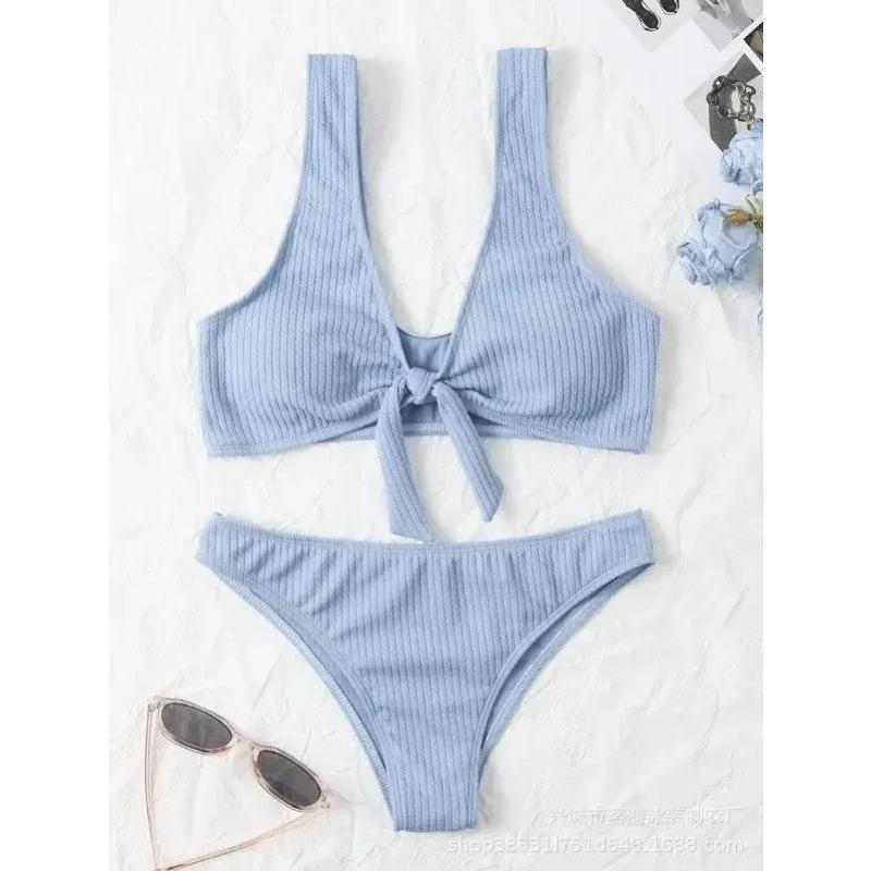 2026 New Big Snake Boy Fashion Sports Women Sexy and Thin Bikini Bikini Split Women s Swimsuit S темно-синий