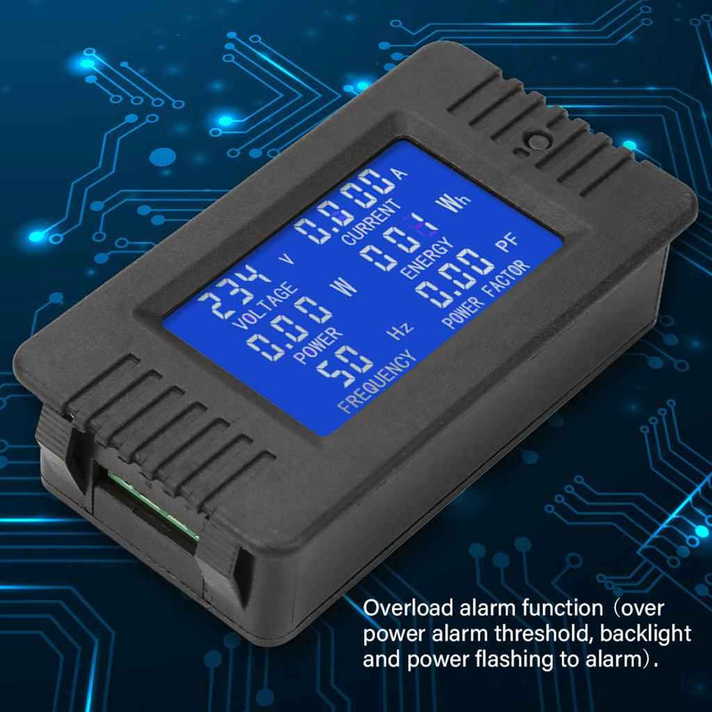PEACEFAIR PZEM 020 AC Multifunction Digital Meter Power Energy Voltage Current Tester 10A