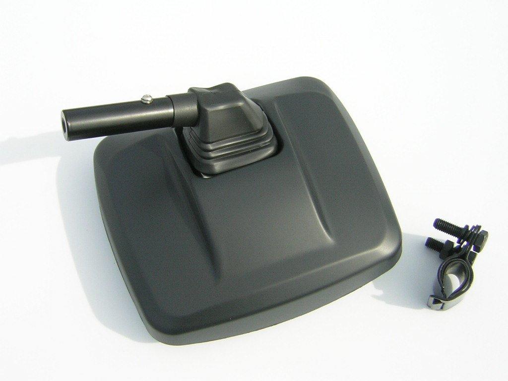 JET INOUE Square Side Under Curved Lens Wide Truck Side 501532 Mirror, 300R, Mirror, Mirror, Black,