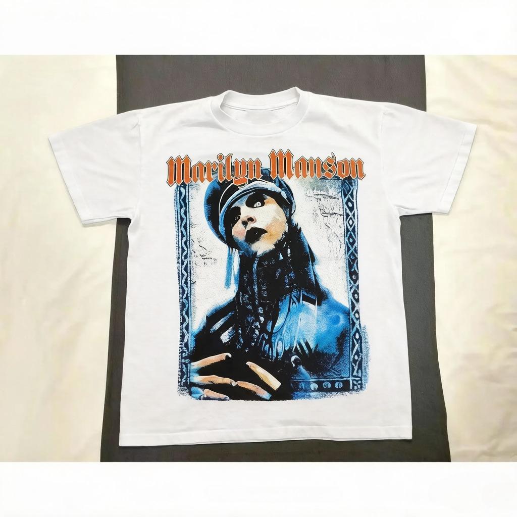 

Marilyn Unisexsons Retro Fivepointed Star PatternTshirt Is A Casual Soft Comfortable and Fashionable Top Suitable for Daily Wear M