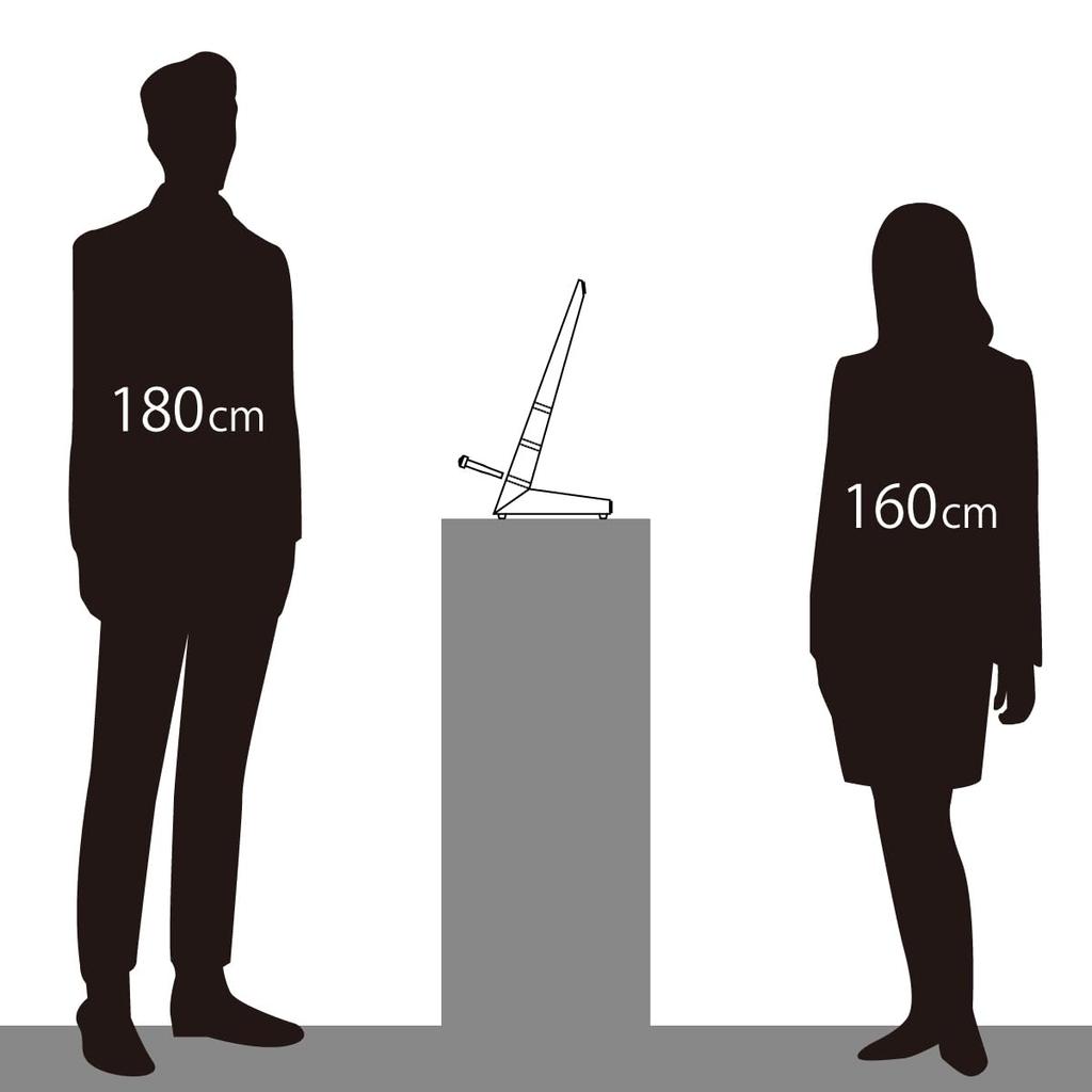 Daigaku L-Shaped Easel, Brown, Wooden, Approx. 450mm Tall, Tabletop Easel with Frame Stand, Height Adjustable, 2213