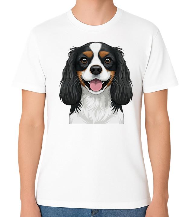 

Cavalier King Charles Spaniel T-Shirt Dog Breed Portrait Unisex Tee 5XL різнокольоровий
