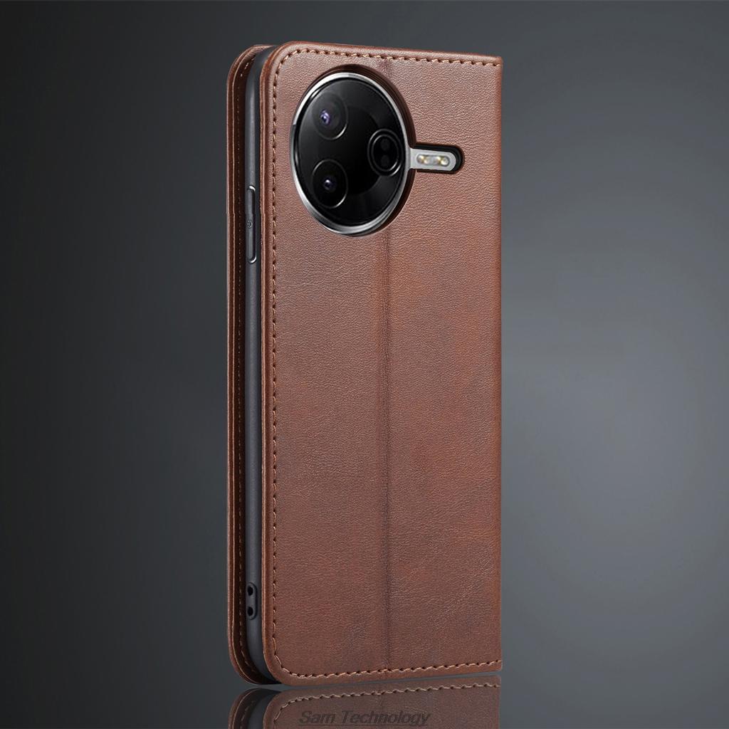 Magnetische Anziehungskraft Ledertasche für Xiaomi POCOPHONE POCO F7 Pro F7Pro Holster Flip-Cover-Hülle Brieftasche Taschen Capa Fundas Coque