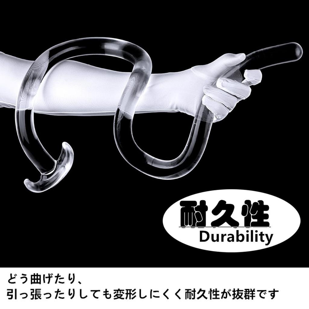 Tsukitoy Super Long Anal Plug Silicone Long Dildo 1m Anal Dildo Beginner Thin Anal Plug with Handle Anal Goods Adult Goods Dildo Long for Women and