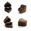 Vintage Wood Box Versatile Wedding Rings Box Charming Jewelry Presentation Box Wood Material Rings Accessories for Rings