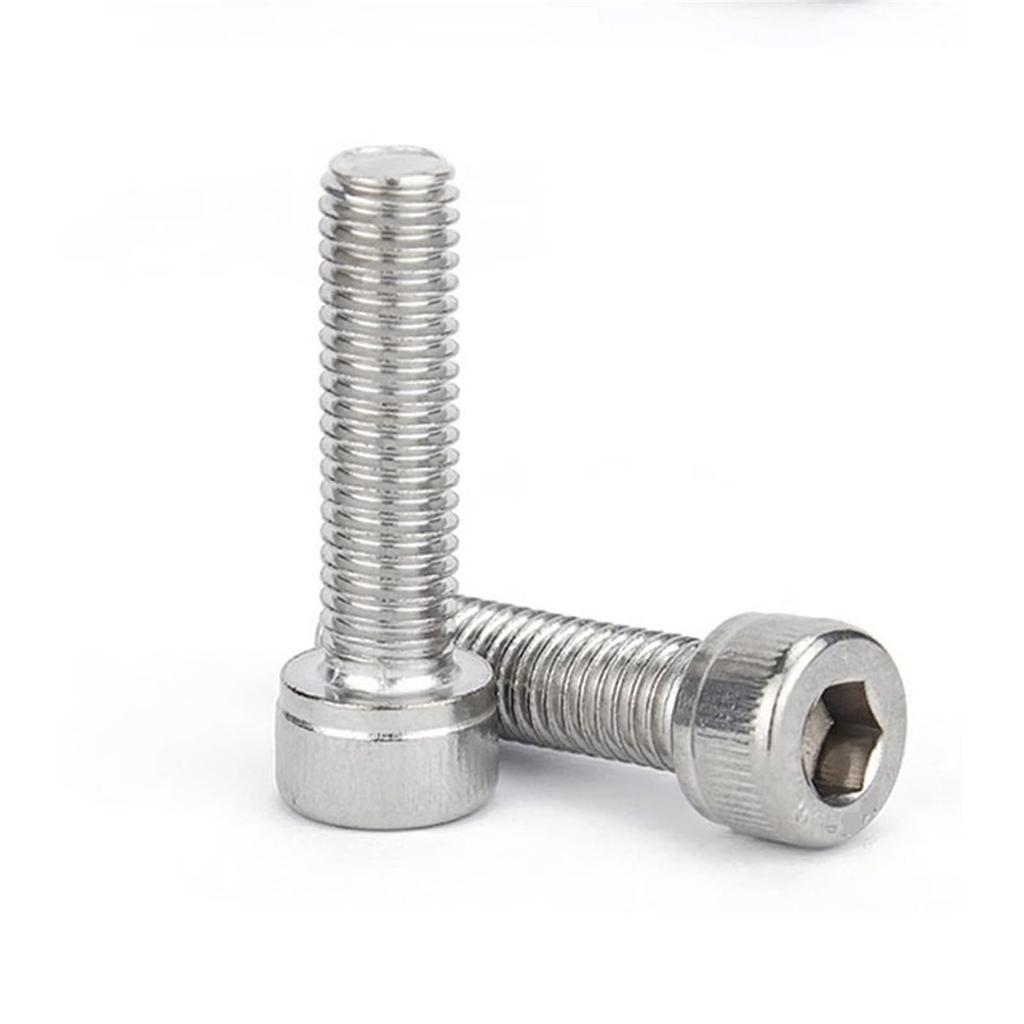 2pcs Stainless Steel Hex Bolt M8 M10 Reverse Thread Motorcycle