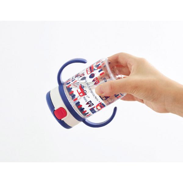 Richell AQ Straw Cup 200ml, 1 Piece, Navy Blue