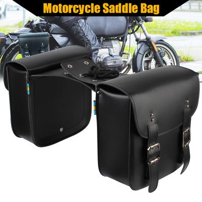 PU-Leder, multifunktionale Motorrad-Satteltasche, Motorrad-Seitentaschen, Werkzeug-Aufbewahrungstasche, Motorrad-Zubehör, große Kapazität, 2 Stück/Set Universal