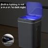 Odor Blocking Plastic Trash Can Automatic Can, Touchless Waste Bin 12L 14L 16L Capacity, Waterproof Motion Compact Kitchen Recycling Sensor