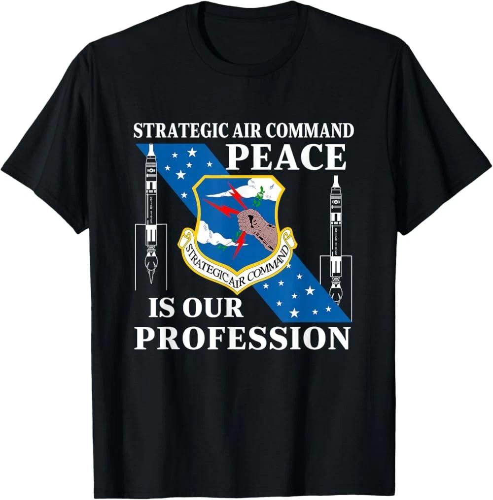 Strategic Air Command USAF Cold War Peace is Our Profession T-Shirt XXXL