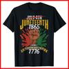 Juneteenth Damen Juneteenth Herren Juneteenth Schwarzes Baumwoll-T-Shirt Unisex T-Shirt