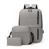Vanaheimr Men's Business Laptop Backpack 3-Piece Set