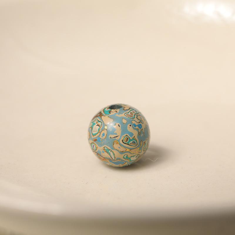 Genuine Flawless 8mm Lacquer Beads Inlaid with Mother-of-Pearl Buddhist Prayer String