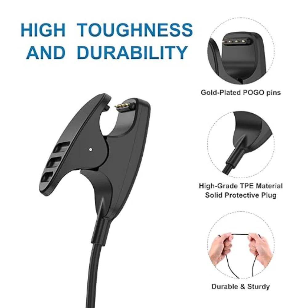 For Suunto 3 Fitness/Suunto 5/Traverse/Ambit 1 2 3 Charger USB Charger Smart Watch Charging Cable  Replacement Charger 3.3ft