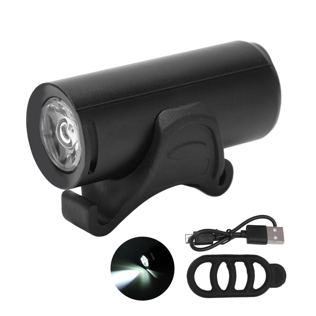 USB Rechargeable Bicycle Headlight 1200mAh Night Riding Bike Front Light Waterproof Cycling Lamp