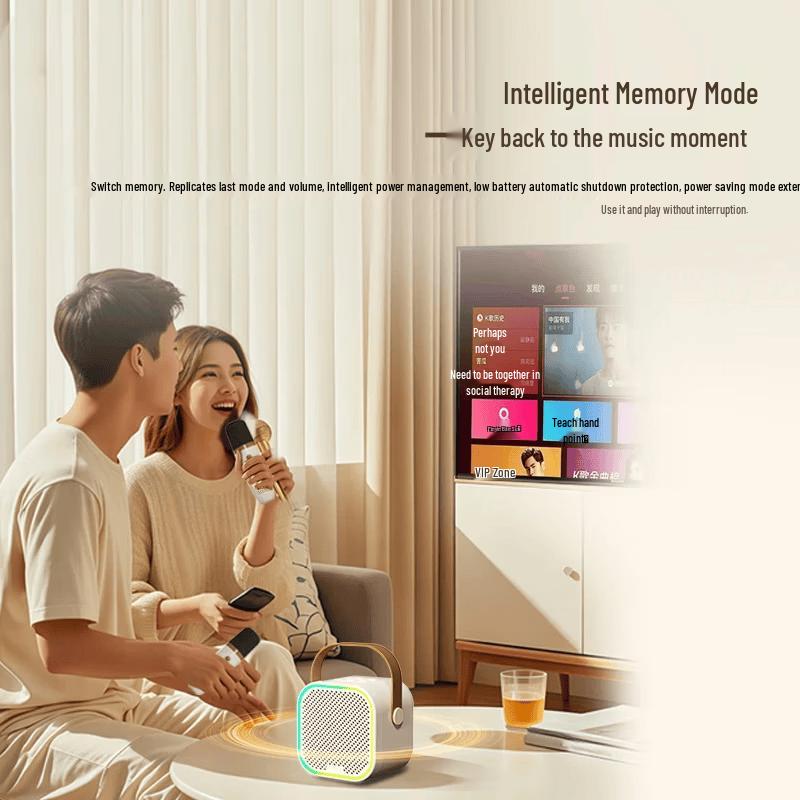 Edifier Q1 Portable KTV Speaker with Dual Microphones CN Plug (adapter Included)