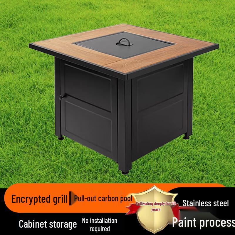 Деревянный камин Beifu, журнальный столик и гриль