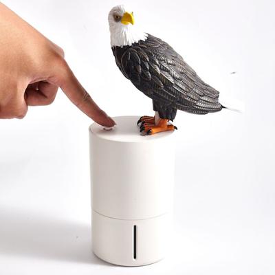 Dispensador de Jabón Forma de Águila Dispensador de Jabón de Manos en Espuma con Sensor Automático Detección sin Contacto Sensor FIR Dispensador de Jabón Fácil de Limpiar