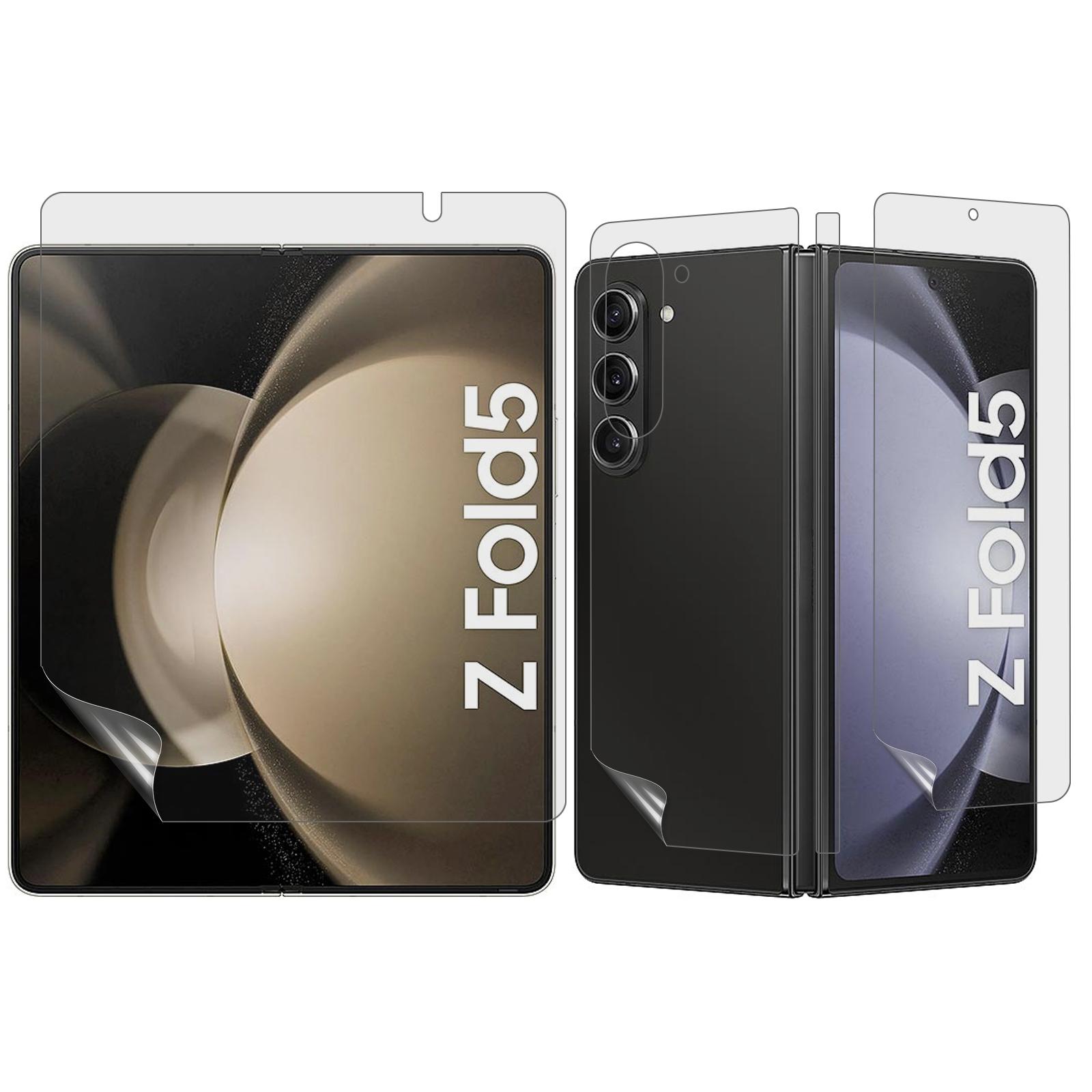 

1 Комплект Гідрогелева плівка TPU+PET для Samsung Galaxy Z Fold5 5G, Повне покриття Внутрішня + Передня + Задня + Бічна Матовий захисник