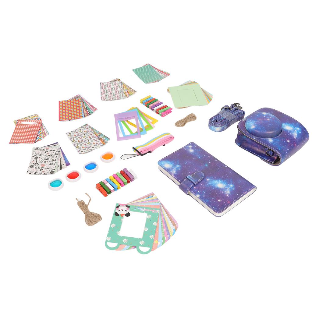 For Fujifilm Mini 11 Accessories Bundle Kit Includes Camera Case Album Color Filter Camera Case Stra