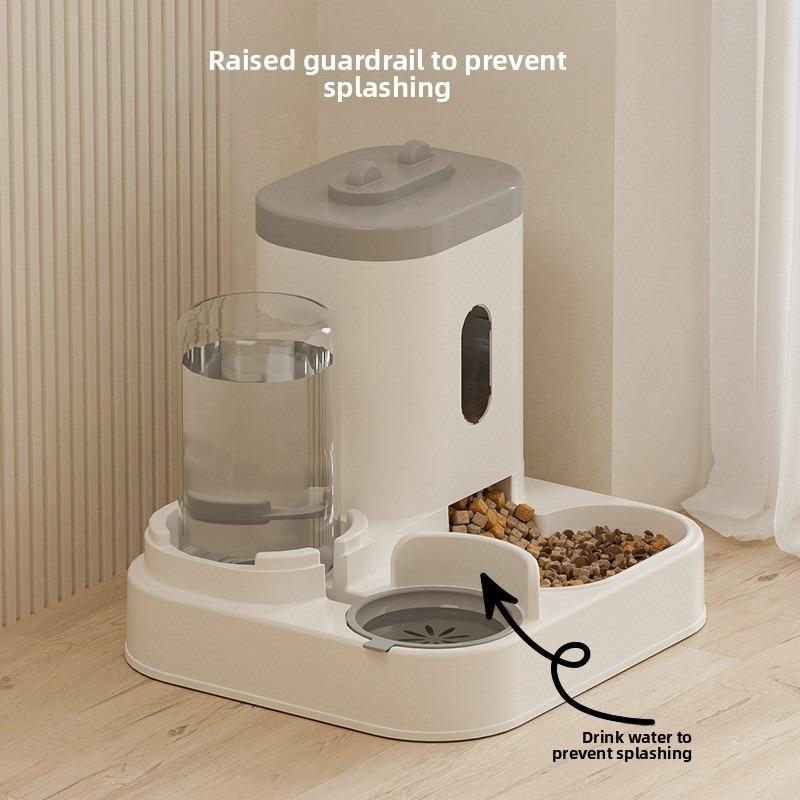 Automatischer Katzenfutterautomat, Hundenapf, Haustiernapf, Katzennapf, Zwei-in-Eins Wasserspender, Katzennapf, Haustierbedarf