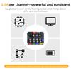 DC 6V-30V To DC 0.9V-29.6V DCP3512 4 Channel Adjustable Buck Module Regulator Converter Power Supply