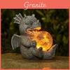 Dinosaur Garden Decor Solar Light With Resin For Patio Outdoor Landscape Decor