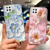 For Samsung Galaxy A22 4G Case Coloful Flowers Painted Cover Soft Slim Phone Case For Samsung A22 A 22 Galaxy A42 5G Fundas Bags