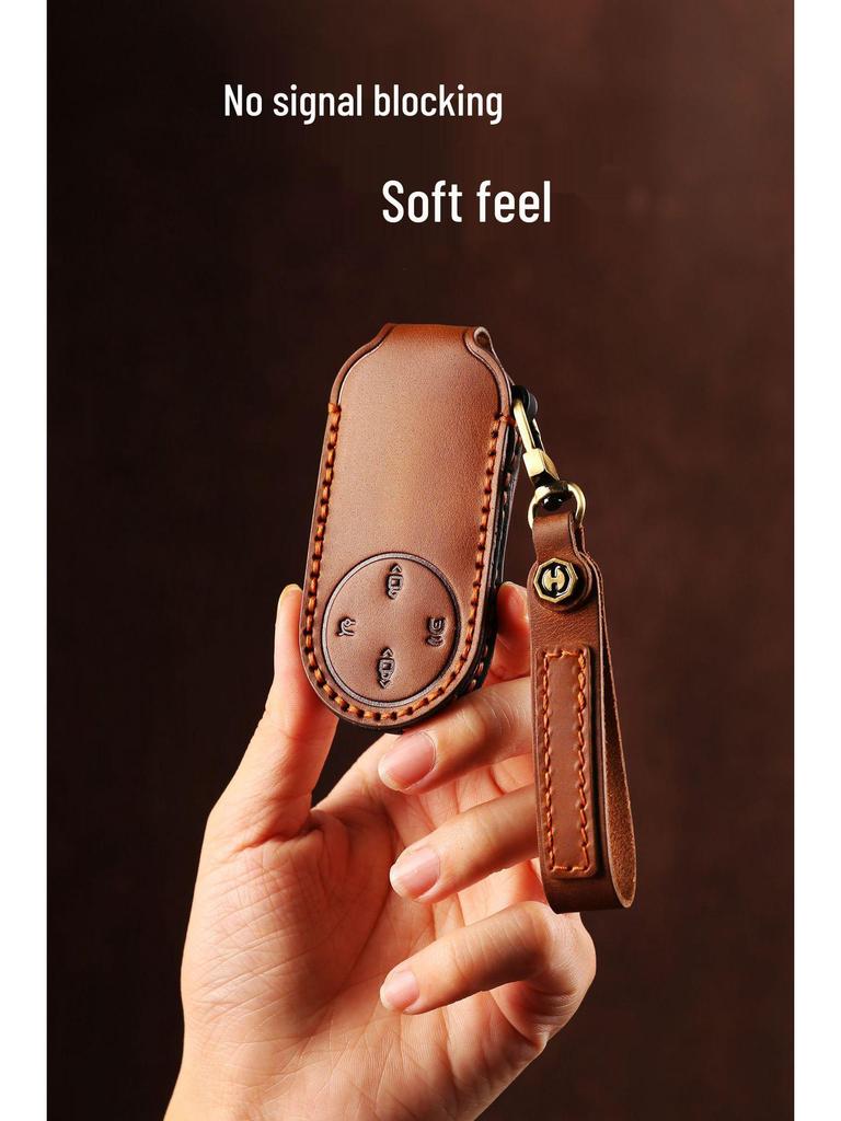 AITO M9 Full Leather Key Cover for Ultra Version & Huawei Max, M7 Extended Range, M5