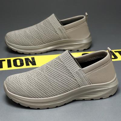 Shoes Men's Summer New Old Beijing Cloth Shoes Solid Color Versatile Breathable Men's Shoes One Pedal Dad Shoes