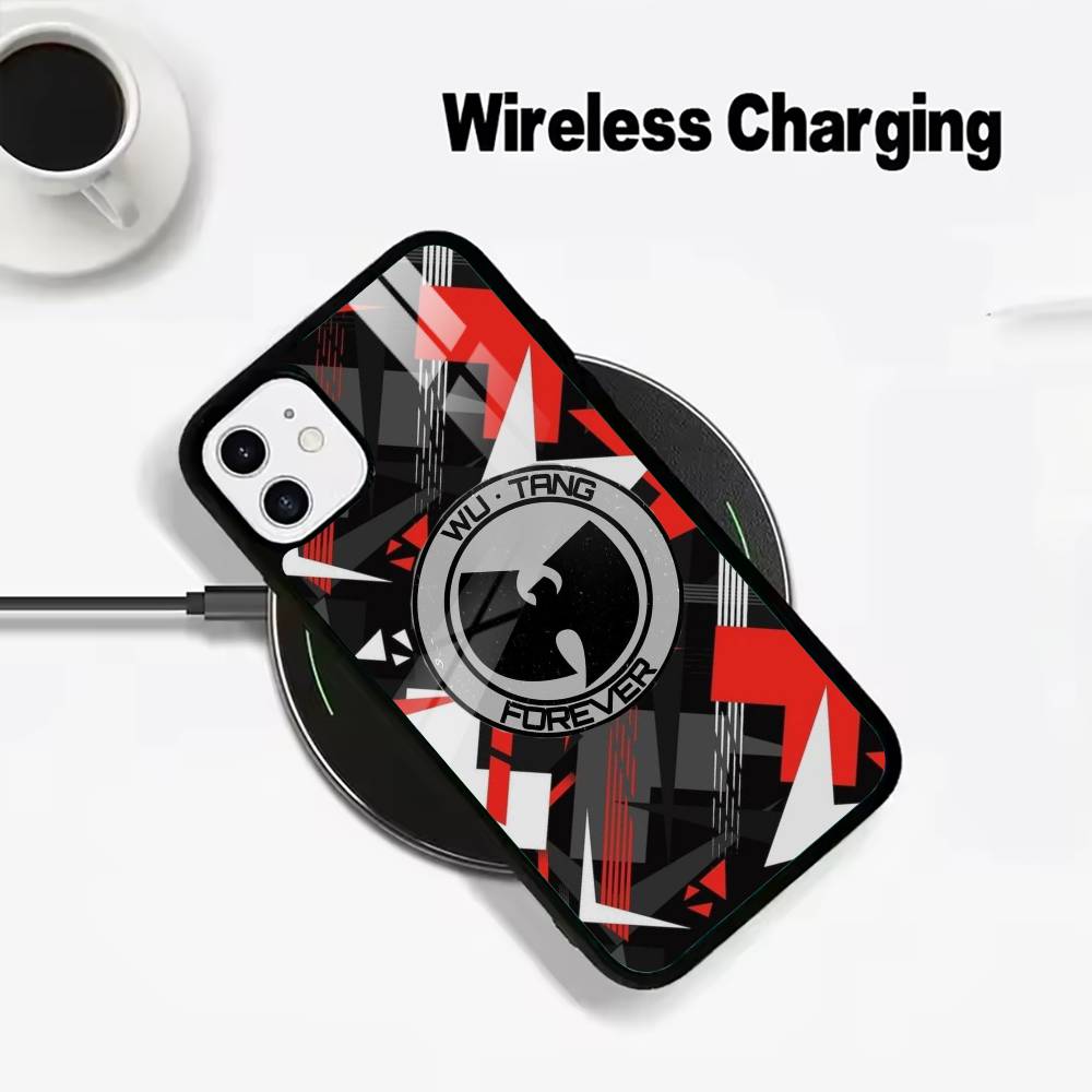 

Wu-Wu-T-Tang -Clan Wireless charging phone case compatible with iPhone 17/16/15/14/13/12/11 iPhone17Pro