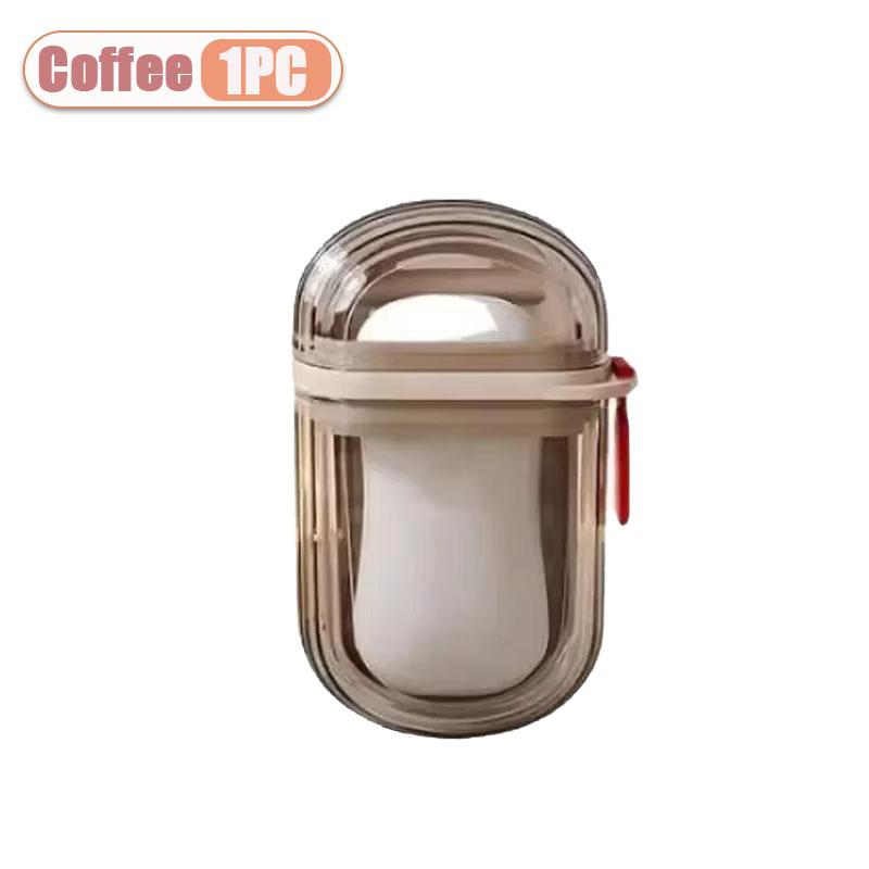 1-10PCS Travel Soap Box Creative with Lid Seal Draining Portable Small Soap Case Soap Dish Holder Bathroom Accessories