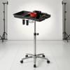 Rolling Salon Tray Cart Raised Lip Height Adjustable for Stylists